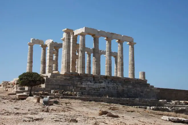 Foto  © Eurokinissi/ Der Poseidon-Tempel am Kap Sounion