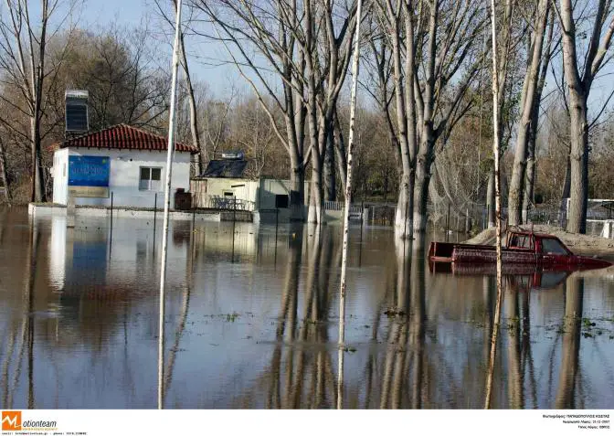 Hochwasser-Alarm am Evros-Fluss