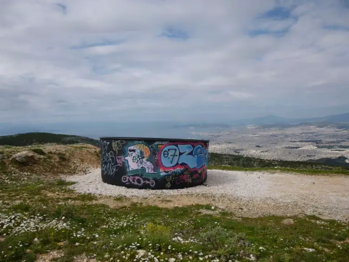 Dichte Wolkendecke über ganz Griechenland