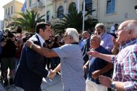 Unsere Fotos (© Pressebüro des Ministerpräsidenten / Andrea Bonetti) entstanden am Mittwoch (5.9.) in Chania auf Kreta.