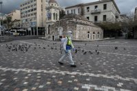 Unser Foto (© Eurokinissi) entstand am Monostiraki-Platz im Athener Zentrum. 