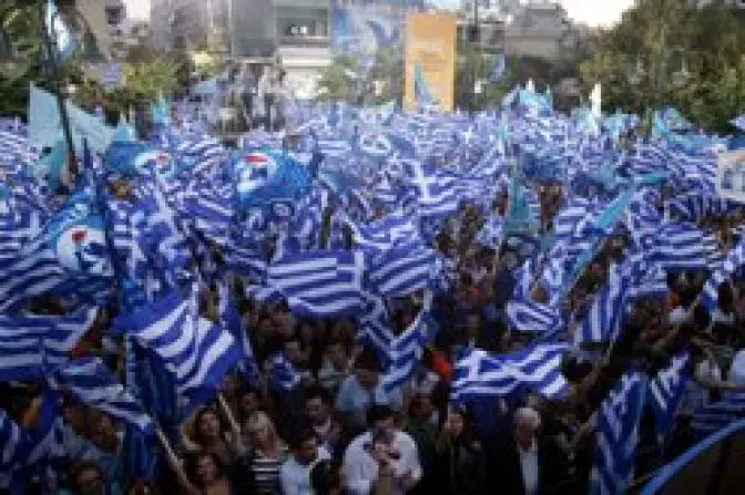 Wahlkampf: Premier Karamanlis kritisiert in Agrinio „schweres Erbe der Vergangenheit“