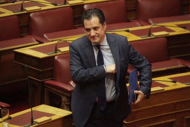 Unser Archivfoto (© Eurokinissi) zeigt Adonis Georgiadis im Parlament.