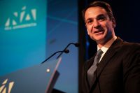 Unser Archivfoto zeigt ND-Chef Kyriakos Mitsotakis.
