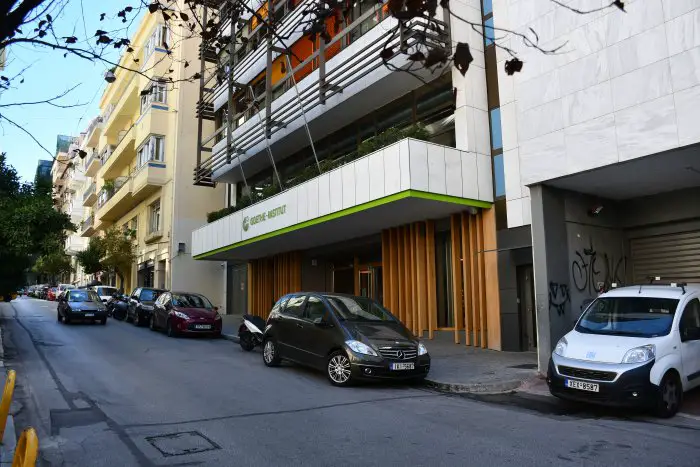Unser Archivfoto (© Jan Hübel / Griechenland Zeitung) zeigt das Goethe-Institut in Athen.