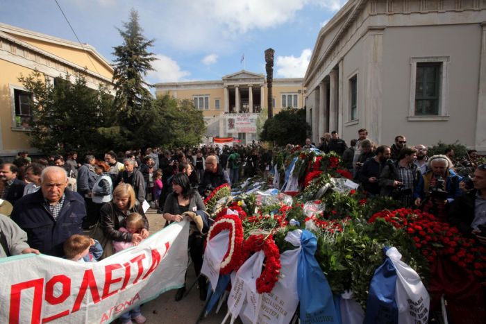 Gedenken an Studentenaufstand in Griechenland vor 41 Jahren