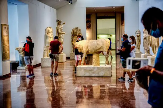 Unser Archivfoto (© Eurokinissi) entstand im Museum des Antiken Olympia auf der Peloponnes.