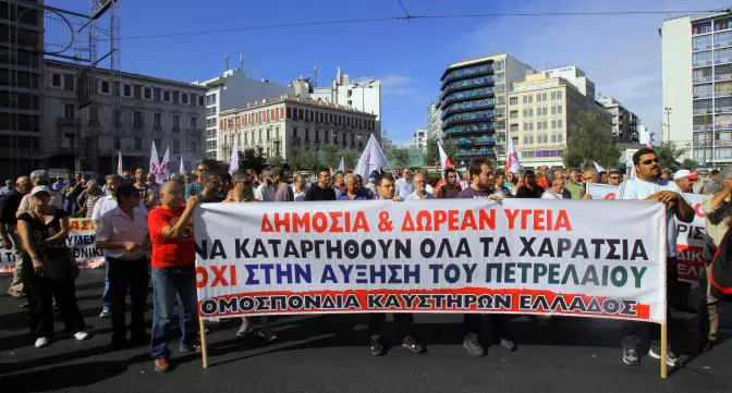 Griechenlands Gewerkschaften auf Konfrontationskurs mit der Regierung