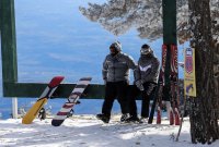 Unser Archivfoto (© Eurokinissi) entstand in einem Ski-Gebiet in Nordgriechenland.