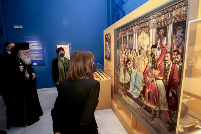 Unser Archivfoto (© Eurokinissi) entstand im byzantinischen Museum in Athen.