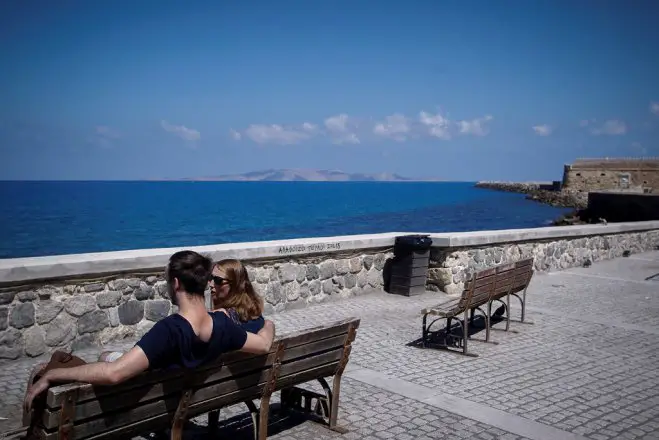 Unser Archivfoto (© Eurokinissi) entstand am Hafen von Heraklion.