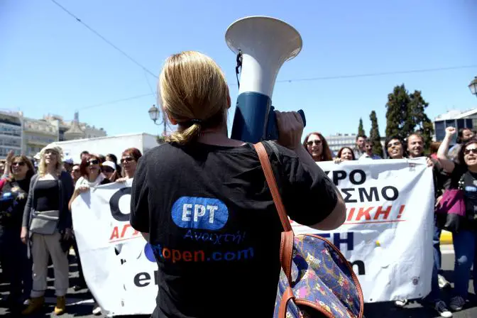Ein Jahr nach der Schließung von ERT in Griechenland