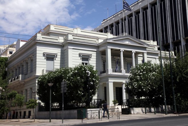Unser Archivfoto (© Eurokinissi) zeigt das Gebäude des Außenministeriums in Athen.