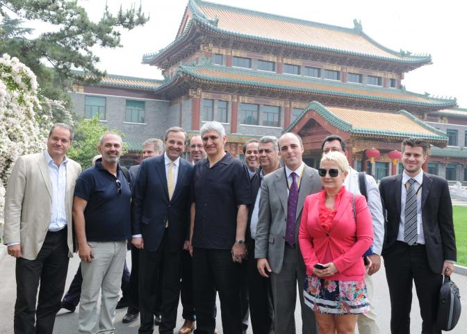 Erste Ergebnisse des Besuches von Premier Samaras in China