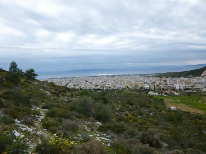 Weitgehend Regen über Griechenland