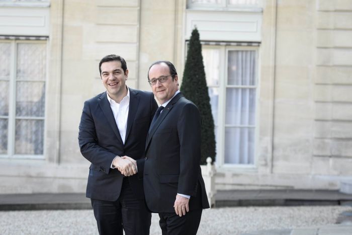 Tsipras sucht Schulterschluss in Paris, Straßburg und Brüssel