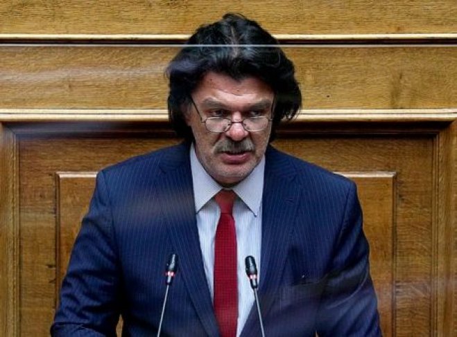 Foto (© ek): Der bisherige Parlamentarier der konservativen Regierungspartei Nea Dimokratia (ND) Andreas Patsis.