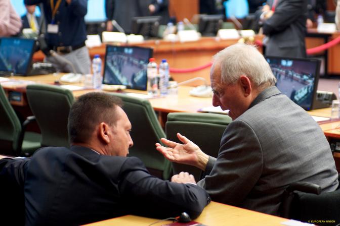 Neuer Gouverneur der Bank von Griechenland zu Besuch in Berlin