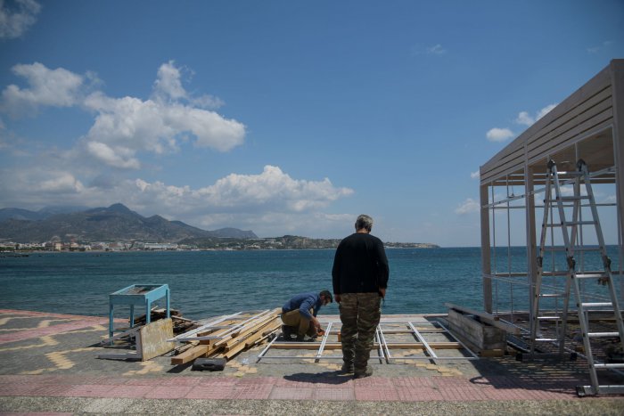 Unser Archivfoto (© Eurokinissi) zeigt einen Teil der Küste bei Ierapetra im Süden Kretas.