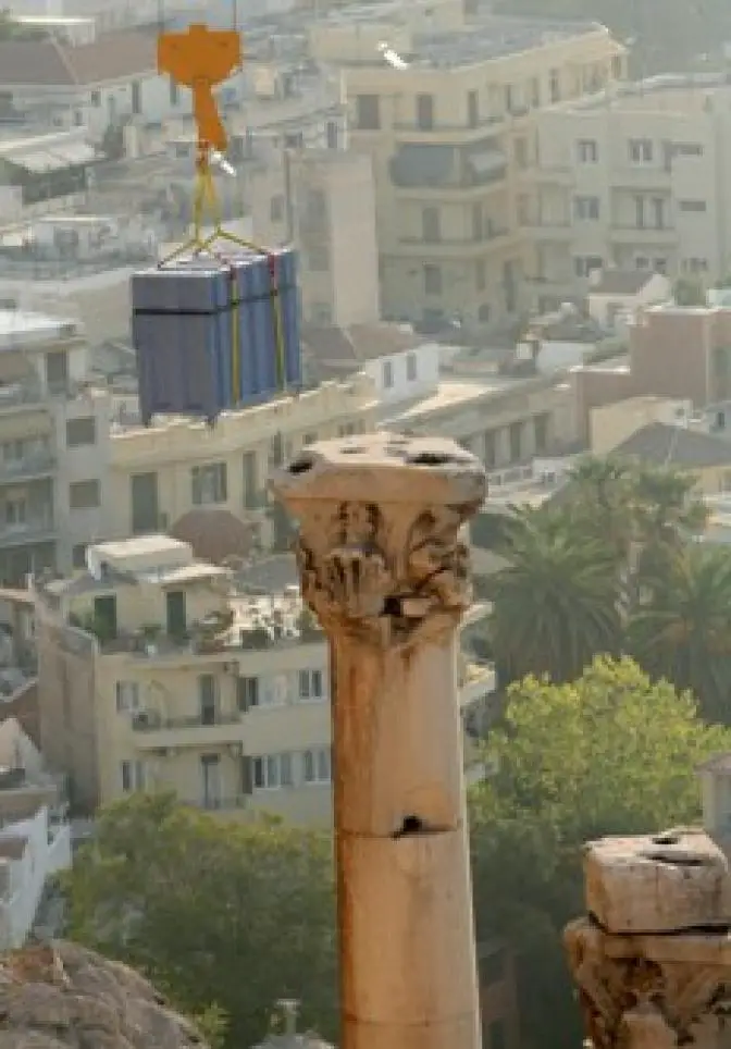 Erfolgreiche Generalprobe für Antiken-Umzug von der Akropolis