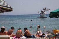 Unsere Archivfotos (© Eurokinissi) entstanden auf der Insel Rhodos.