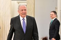Unser Archivfoto (© Eurokinissi) zeigt den ehemaligen EU-Kommissar Dimitris Avramopoulos.