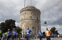 Foto (© Eurokinissi): Der Weiße Turm von Thessaloniki.