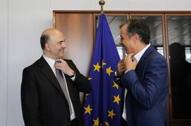EU-Kommissar Moscovici als Vermittler zu Gast in Athen