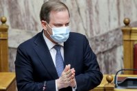 Unser Archivfoto (© Eurokinissi) zeigt den Transportminister Kostas Karamanlis. 