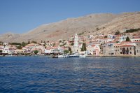 Unsere Archivfotos (© Eurokinissi) entstanden auf der Insel Chalki.