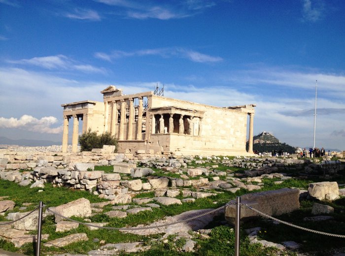 Foto (© Griechenland Zeitung / ms): Tempel der Athene.