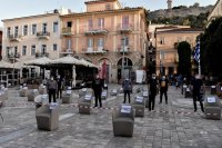 Unser Archivfoto (© Eurokinissi) entstand 2020 in Nafplion auf der Peloponnes.