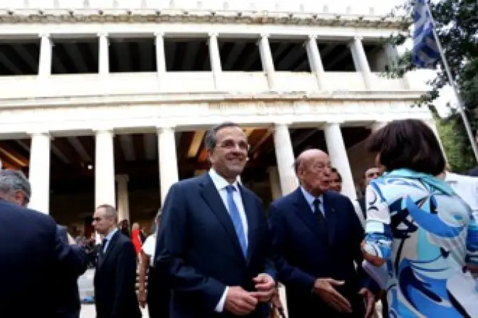 Griechenlands Premier Samaras warnt vor Populismus und Extremismus
