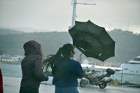 Unser Foto (© Eurokinissi) entstand am Samstag (10.1.) in Nafplion auf der Peloponnes.