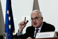 Unser Archivfoto (© Eurokinissi) zeigt den Journalisten Jannis Pretenteris.