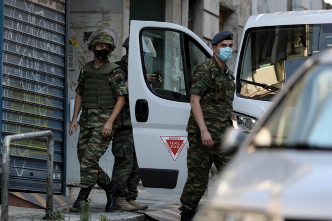 Unser Archivfoto (© Eurokinissi) zeigt Antiterror-Spezialisten bei einem Einsatz in Athen. 