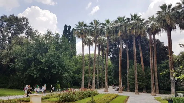 Foto (© Griechenland Zeitung / Celine Rebeling): Der Nationalgarten von Athen.