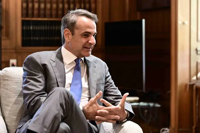 Unser Archivfoto (© Eurokinissi) zeigt den ND-Vorsitzenden und Premierminister Griechenlands Kyriakos Mitsotakis.