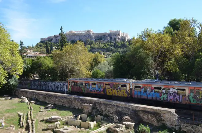 Foto (© Griechenland Zeitung / Jan Hübel): Athen