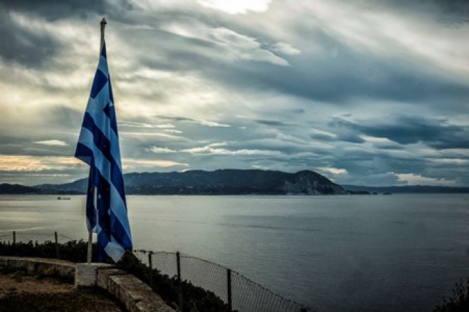 Unser Foto (© Eurokinissi/Archiv) gibt vom Färhschiff aus einen Blick frei auf die Sporadeninsel Skopelos. 