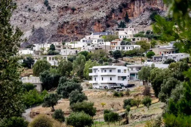 Unser Foto (© Eurokinissi) zeigt das Dorf Vorizia auf Kreta.