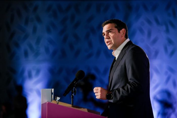 Unser Archivfoto (© Eurokinissi) zeigt Oppositionschef Alexis Tsipras.