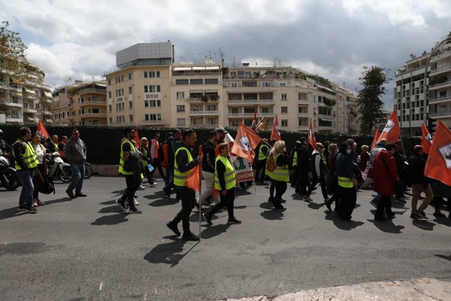 Unser Archivfoto zeigt die Streikenden in Athen (© Eurokinissi).