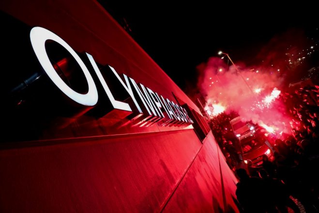 Die zentralen Büros vom Olympiakos in Piräus (Foto: © Eurokinissi).