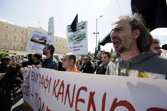 Erzeuger in Griechenland boykottieren Wochenmärkte