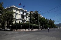Unser Archivfoto (© Eurokinissi) zeigt das Gebäude, in dem die französische Botschaft in Athen untergebracht ist.