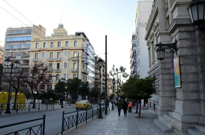 Foto (© Griechenland Zeitung / Jan Hübel): Athen