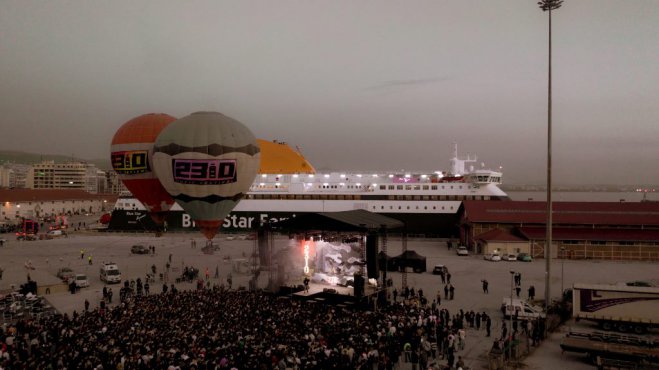 Hip Hop-Festival im Hafen von Piräus