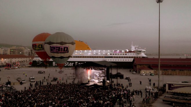 Hip Hop-Festival im Hafen von Piräus