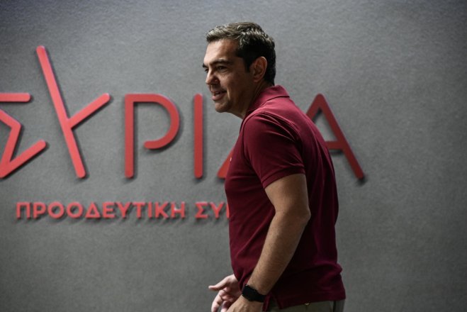 Unser Archivfoto (© Eurokinissi) zeigt Oppositionschef Alexis Tsipras vom Bündnis der Radikalen Linken (SYRIZA).